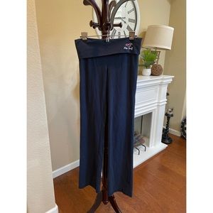 Flared Leggings/Yoga Pants - Hollister - Navy Blue